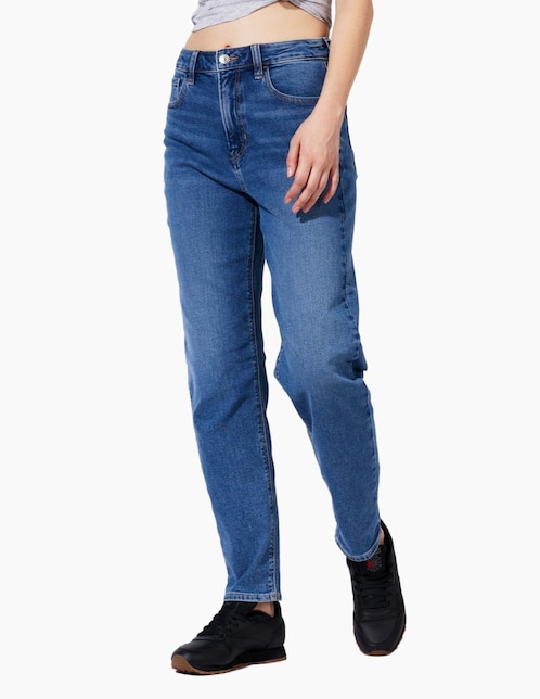 Jeans mom American Eagle corte cintura alta para mujer