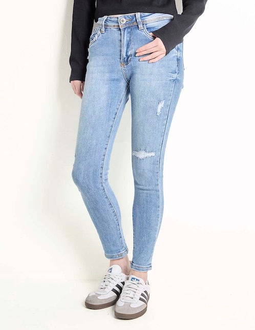 Jeans ultra skinny para mujer 1