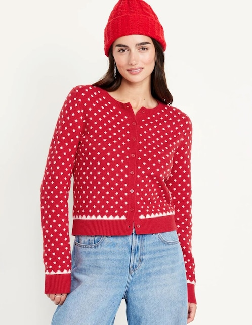 Suéter cuello redondo para mujer 1