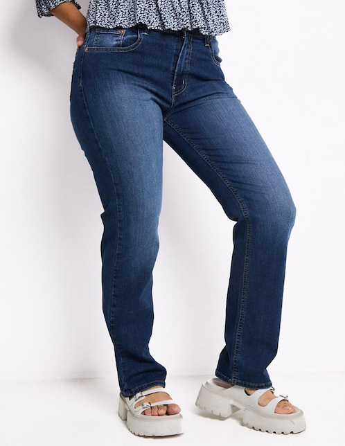 Jeans straight Oggi para mujer