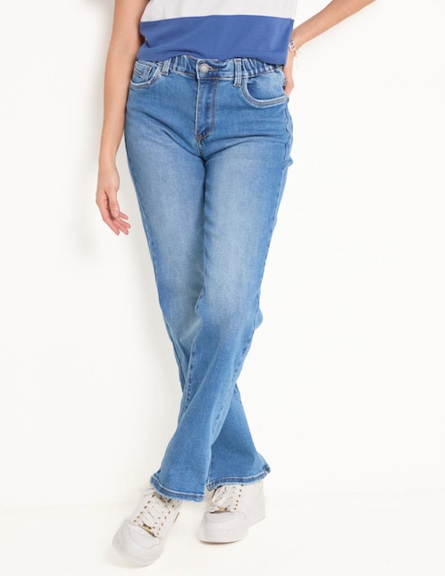 Jeans straight para mujer 1
