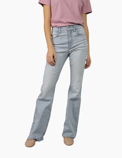 Jeans flare American Eagle Super Hi-Rise para mujer