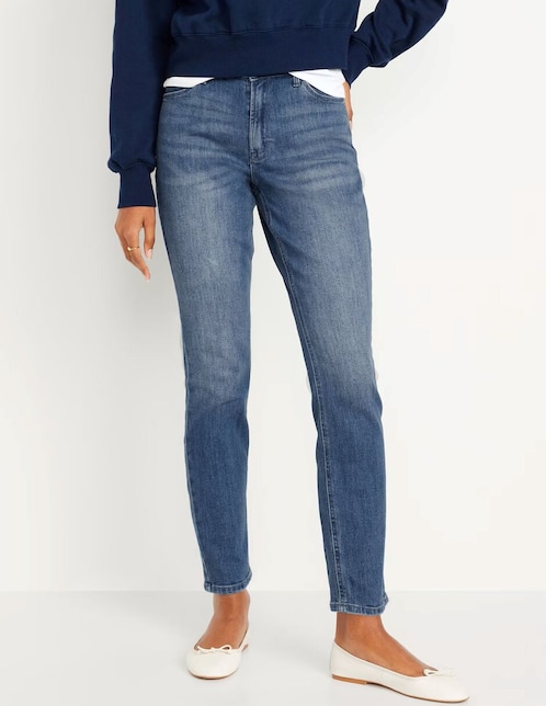 Jeans straight 000734874-845 para mujer 1