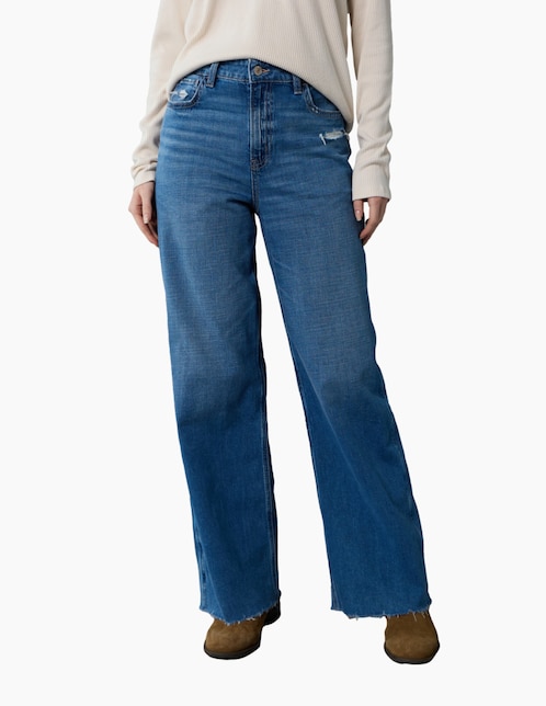 Jeans wide leg para mujer 1