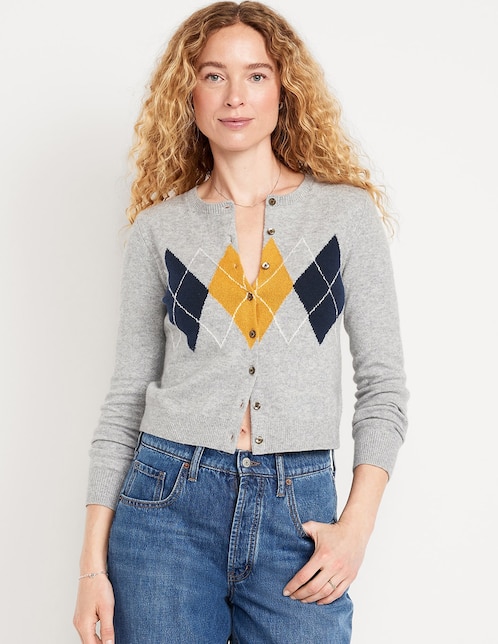 Suéter cuello redondo para mujer 1
