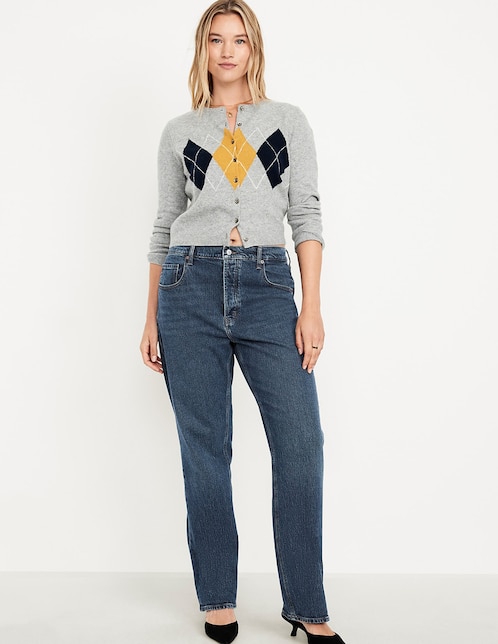 Jeans straight para mujer 1