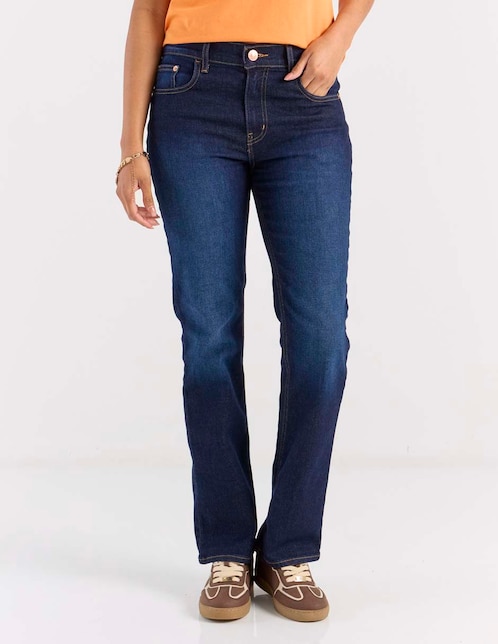 Jeans straight para mujer 1