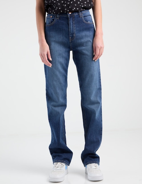 Jeans straight para mujer 1