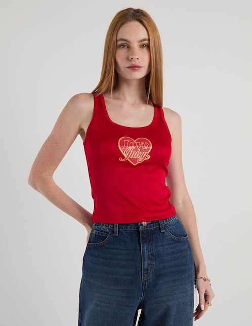 Top cuello redondo tirante ancho 1