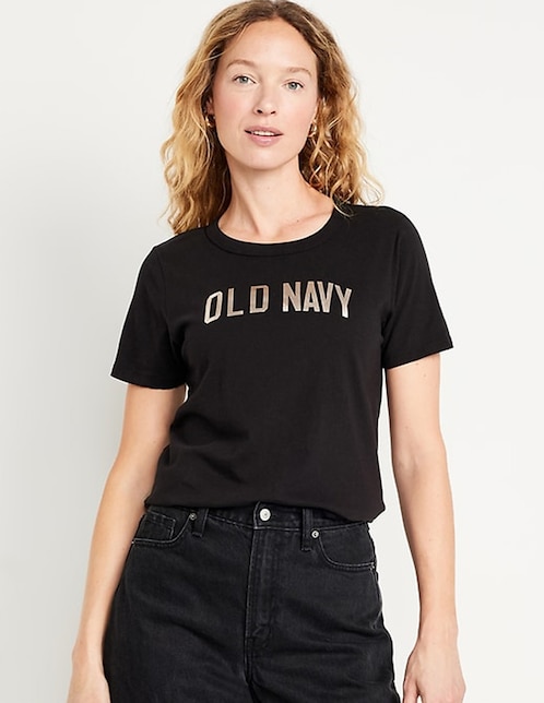 Playera manga corta Old Navy cuello redondo para mujer