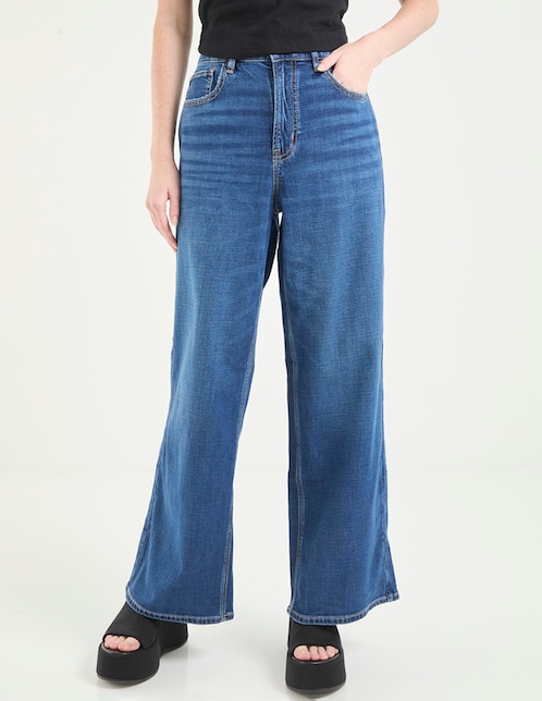 Jeans wide leg para mujer 1