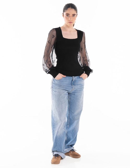 Blusa manga larga para mujer 1
