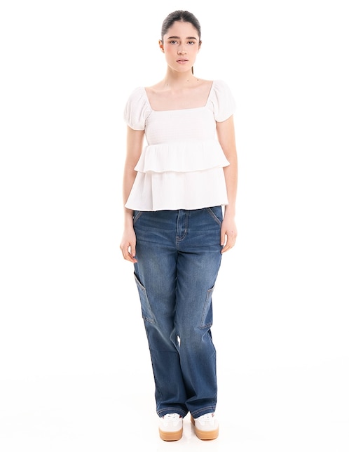 Blusa manga corta para mujer 1