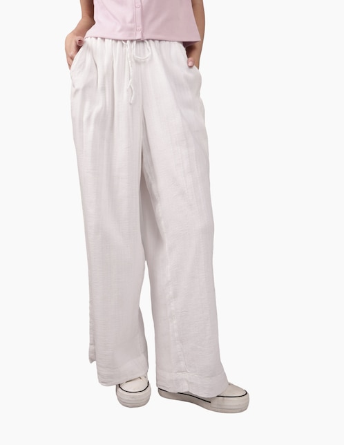 Pantalon amplio para mujer 4