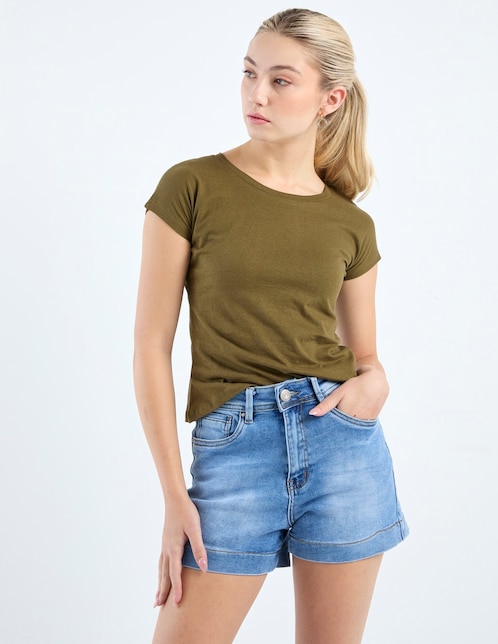 Short Nyd de mezclilla para mujer