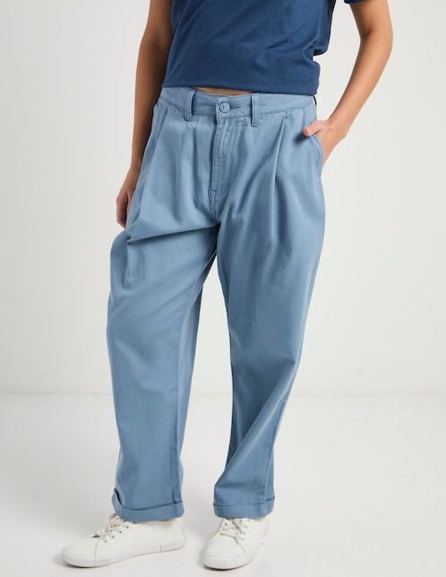 Jeans baggy cintura Oggi para mujer