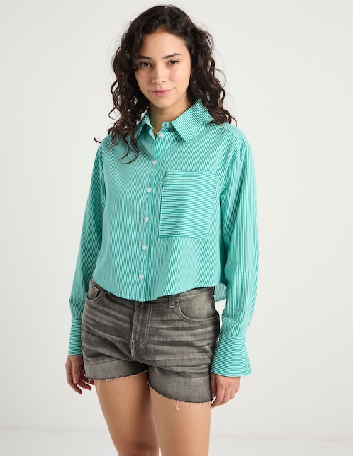 Short Oggi de mezcilla para mujer