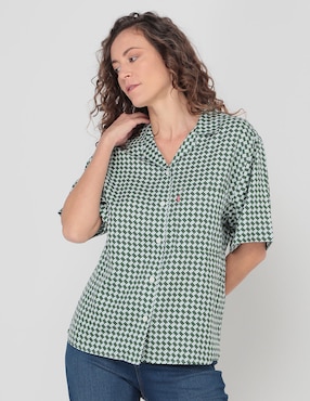 Blusa Levi's manga corta para mujer