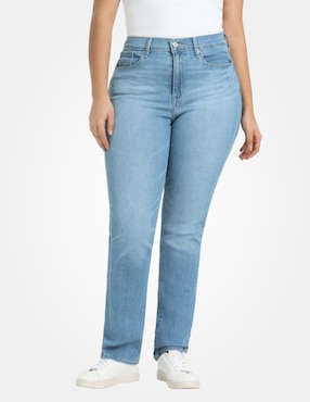 Jeans Straight Denizen Corte Cintura Alta Para Mujer