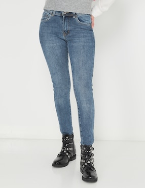 Jeans Skinny NYD Corte Cintura Para Mujer