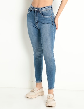 Jeans Skinny NYD Corte Cintura Para Mujer