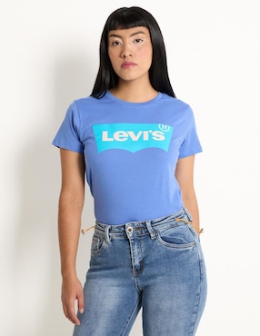 Playera Manga Corta Levi's Cuello Redondo Para Mujer