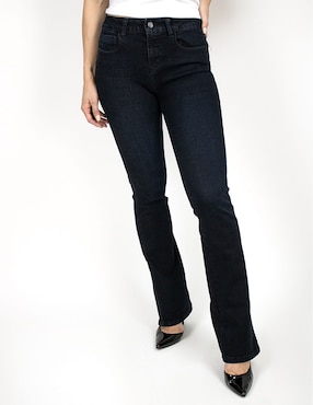 Jeans Flare Furor Corte Cintura Alta Para Mujer