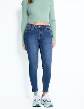 Jeans Skinny NYD Corte Cintura Para Mujer