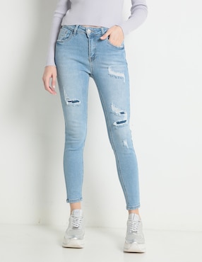 Jeans Skinny NYD Corte Cintura Para Mujer