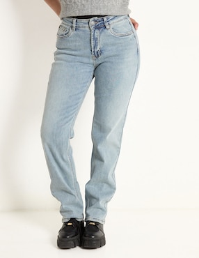 Jeans Straight NYD Corte Cintura Para Mujer