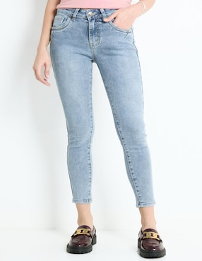 Jeans Skinny NYD Corte Cintura Para Mujer