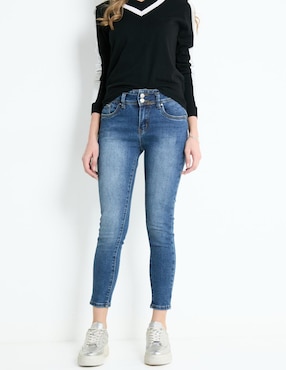 Jeans Skinny NYD Corte Cintura Alta Para Mujer