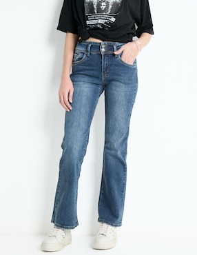 Jeans Flare NYD Corte Cintura Alta Para Mujer