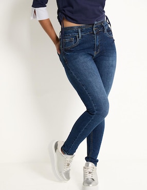 Jeans Skinny NYD Corte Cintura Alta Para Mujer