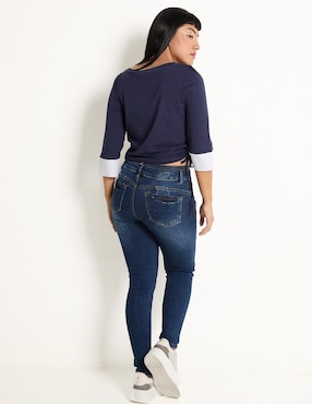 Jeans skinny Nyd para mujer
