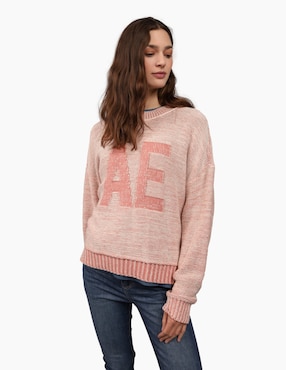 Suéter American Eagle Cuello Redondo Para Mujer