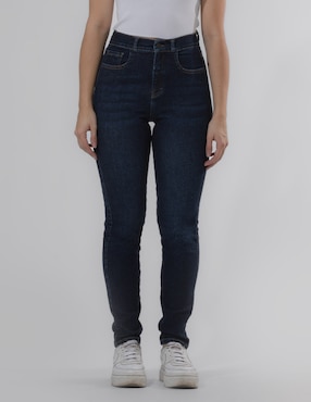 Jeans Skinny Oh Pomp! Corte Cintura Media Para Mujer