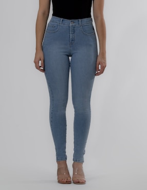 Jeans Skinny Oh Pomp! Corte Cintura Media Para Mujer