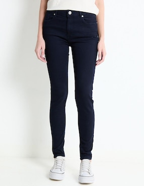 Jeans Skinny Oggi Corte Cintura Para Mujer