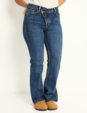 Jeans Flare NYD Corte Cintura Para Mujer