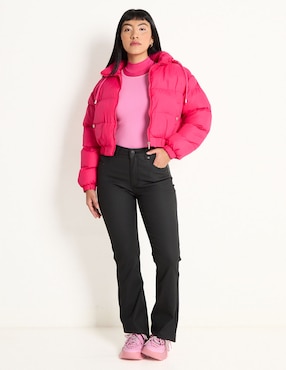 Jeans straight NYD corte cintura para mujer