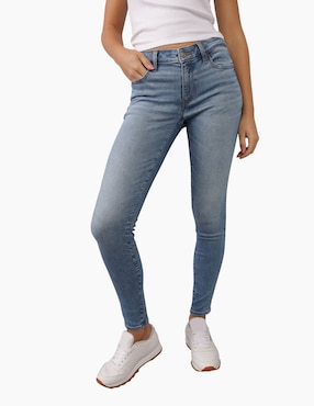 Jeans Skinny American Eagle Corte Cintura Para Mujer