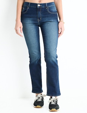 Jeans Flare Oggi Corte Cintura Para Mujer