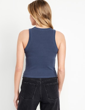 Playera sin manga Old Navy cuello redondo para mujer