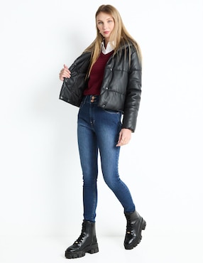 Jeans relaxed skinny Oggi para mujer