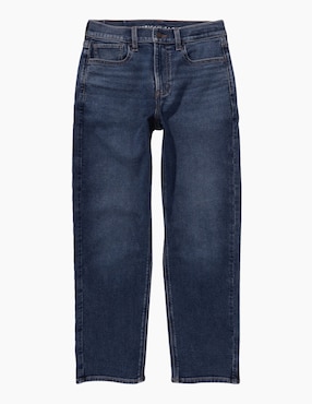 Jeans straight American Eagle Super Hi-Rise Ankle para mujer