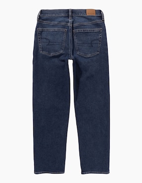 Jeans straight American Eagle Super Hi-Rise Ankle para mujer