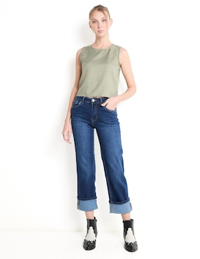 Jeans straight Nyd para mujer