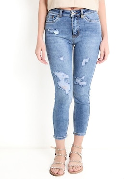 Jeans Skinny NYD Corte Cintura Para Mujer