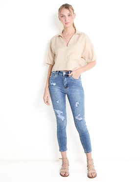 Jeans skinny Nyd para mujer